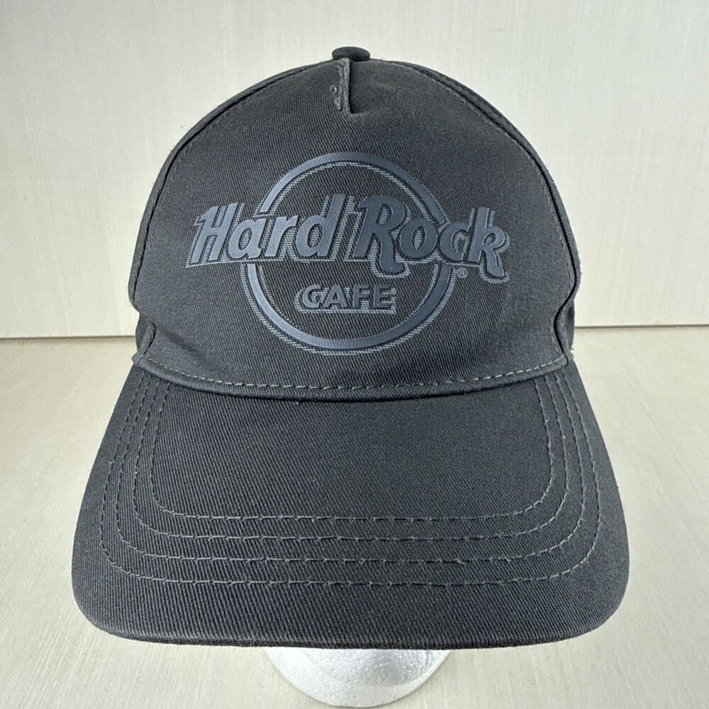 Hard Rock Cafe New York Strapback Hat One Size Adjustable Gray Dad Cap